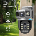 Camera de Supraveghere Exterior Interior STARTRONIK® SC23-G-DL, 4G(cartela SIM), UHD, 3 Lentile Viziune Nocturna IP66 Detectie Miscare Zoom 10x Aplicatie Telefon - imagine 3