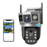 Camera de Supraveghere Exterior Interior STARTRONIK® SC23-G-DL, 4G(cartela SIM), UHD, 3 Lentile Viziune Nocturna IP66 Detectie Miscare Zoom 10x Aplicatie Telefon - imagine 11