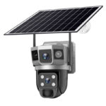 Camera Supraveghere Panou Solar 4G(cartela SIM), Viziune Nocturna HD Detectare Miscare STARTRONIK®VTS02-G