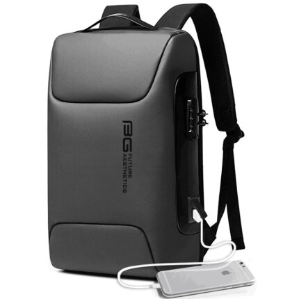Rucsac Laptop Tableta cu Port USB Multifunctional Negru Ergonomic pentru Birou si Calatorii