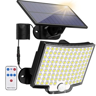 Proiector Solar STARTRONIK®, Exterior 106 LED, Panou Solar, Senzori de Miscare, Telecomanda, Impermeabil, Iluminare Economica